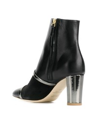 Черные кожаные ботильоны от Malone Souliers