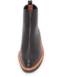 Черные кожаные ботильоны от Derek Lam 10 Crosby