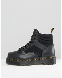 Черные кожаные ботильоны от Dr. Martens