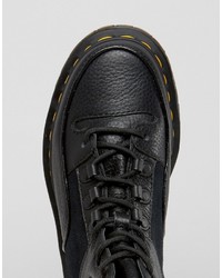 Черные кожаные ботильоны от Dr. Martens