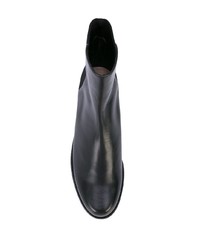 Черные кожаные ботильоны от Stuart Weitzman