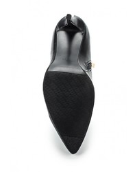 Черные кожаные ботильоны от Elsi