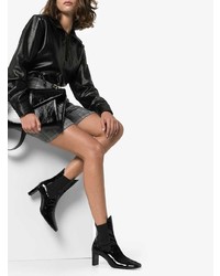 Черные кожаные ботильоны от Dorateymur