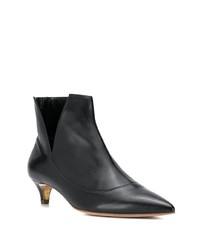 Черные кожаные ботильоны от Rupert Sanderson