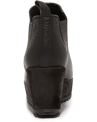 Черные кожаные ботильоны от Pedro Garcia