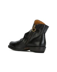 Черные кожаные ботильоны от Fiorentini+Baker