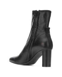 Черные кожаные ботильоны от Joseph
