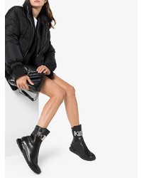 Черные кожаные ботильоны от Balmain