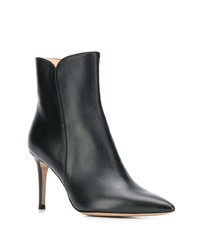 Черные кожаные ботильоны от Fabio Rusconi