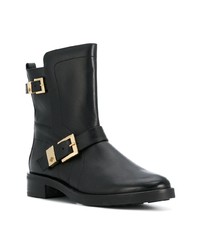 Черные кожаные ботильоны от Högl