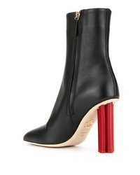 Черные кожаные ботильоны от Dsquared2