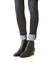 Черные кожаные ботильоны от Joie