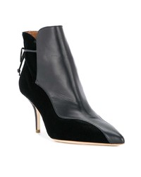 Черные кожаные ботильоны от Malone Souliers