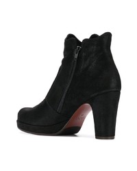 Черные кожаные ботильоны от Chie Mihara