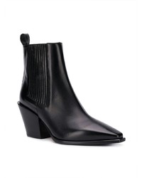 Черные кожаные ботильоны от Aeyde