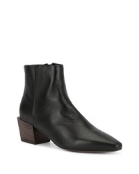 Черные кожаные ботильоны от Senso