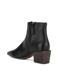 Черные кожаные ботильоны от Senso
