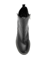 Черные кожаные ботильоны от Kendall & Kylie