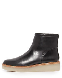 Черные кожаные ботильоны от DKNY