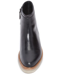 Черные кожаные ботильоны от DKNY