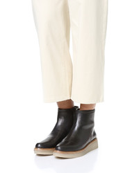 Черные кожаные ботильоны от DKNY