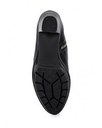 Черные кожаные ботильоны от La Coleccion