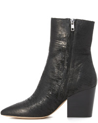 Черные кожаные ботильоны от IRO
