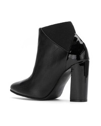 Черные кожаные ботильоны от Studio Chofakian