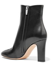 Черные кожаные ботильоны от Gianvito Rossi