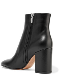 Черные кожаные ботильоны от Gianvito Rossi