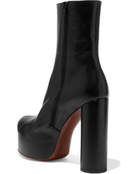 Черные кожаные ботильоны от Vetements