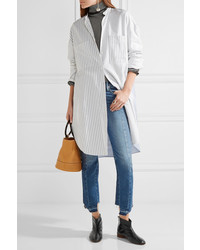 Черные кожаные ботильоны от Martiniano