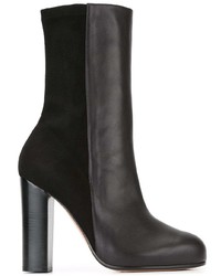 Черные кожаные ботильоны от Jean-Michel Cazabat