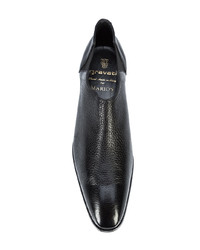 Черные кожаные ботильоны от Gravati