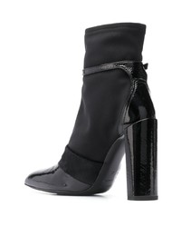 Черные кожаные ботильоны от Premiata