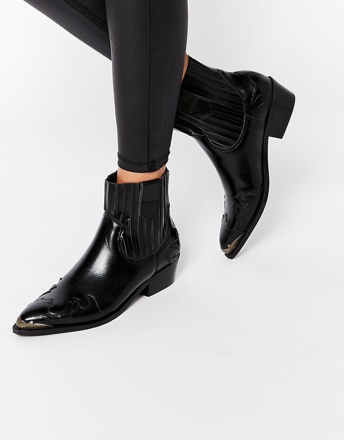 Bottines cuir cheap mango