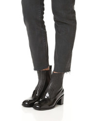 Черные кожаные ботильоны от Opening Ceremony