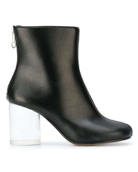 Черные кожаные ботильоны от Maison Margiela