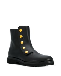 Черные кожаные ботильоны от Mulberry