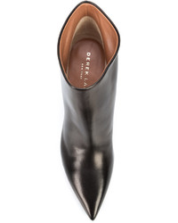 Черные кожаные ботильоны от Derek Lam