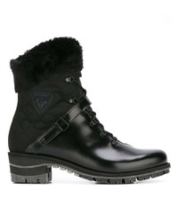 Черные кожаные ботильоны от Rossignol