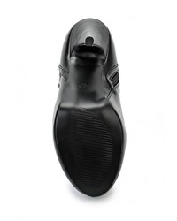 Черные кожаные ботильоны от Mirabella