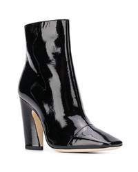 Черные кожаные ботильоны от Jimmy Choo