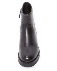 Черные кожаные ботильоны от DKNY