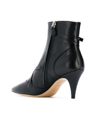 Черные кожаные ботильоны от Tod's
