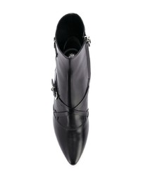 Черные кожаные ботильоны от Tod's