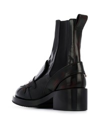 Черные кожаные ботильоны от N°21
