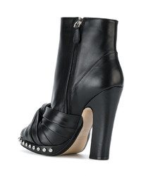 Черные кожаные ботильоны от N°21