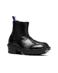 Черные кожаные ботильоны от Eytys