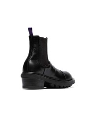 Черные кожаные ботильоны от Eytys